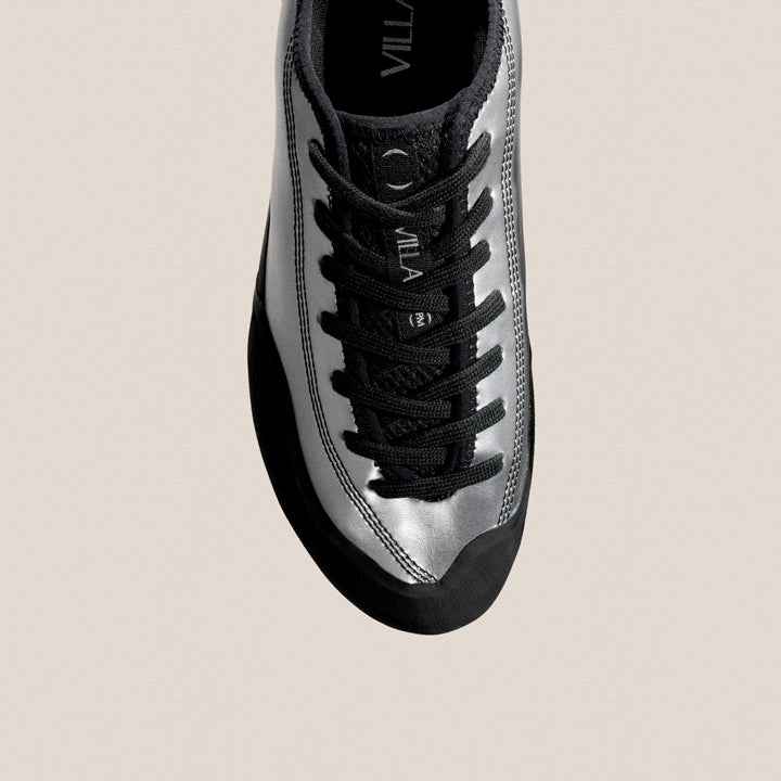 靴 VILLAGE PM 1.30 Silver/Natural Bk 27cm VILLAGE PM - 1.30 PM / SILVER - NATURAL BLACK / LEATHER
